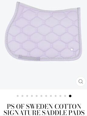 Ps Sweden Orchid Cotton Signature Saddle Pad- Full